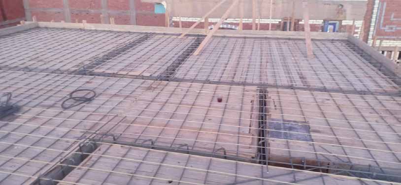 FRP mesh laid on rooftop slab, Egypt