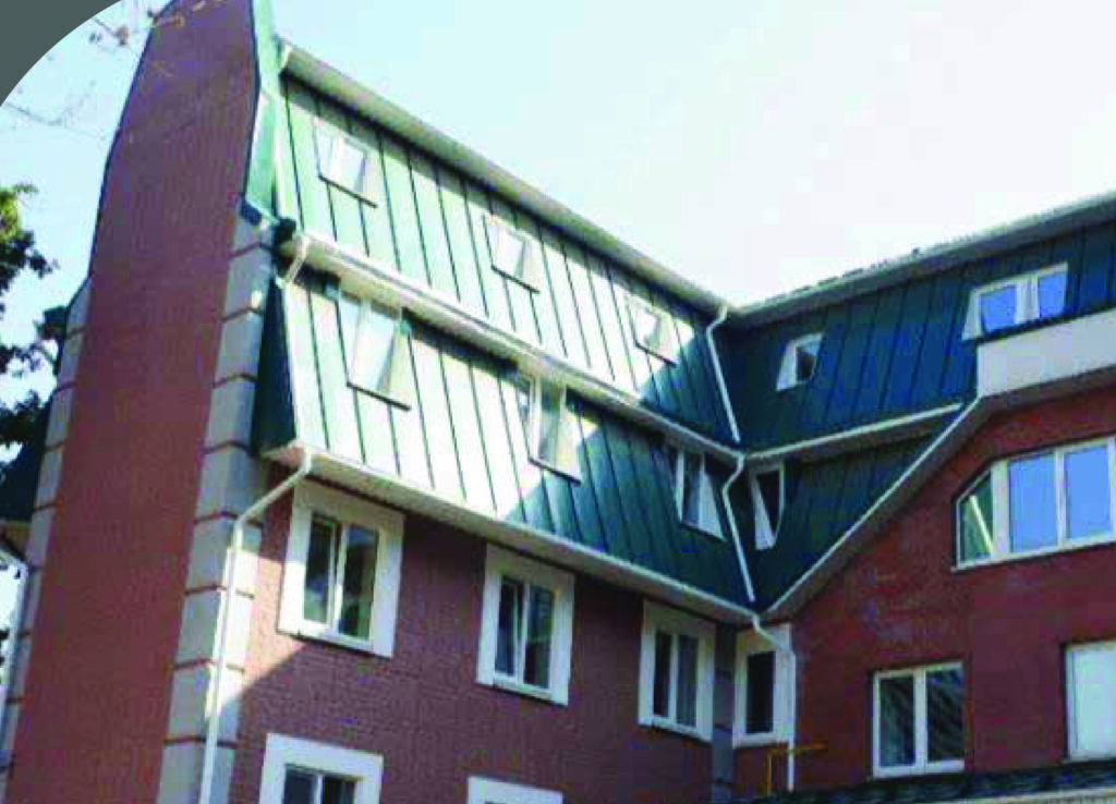 Hotel 3 floors, st. Zonal house 20: foundation slab (concreted), wall structures reinforced with ACP.